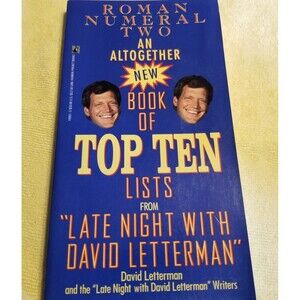Roman Numeral 2 An altogether new book of top 10 lists paperback book 1st editio